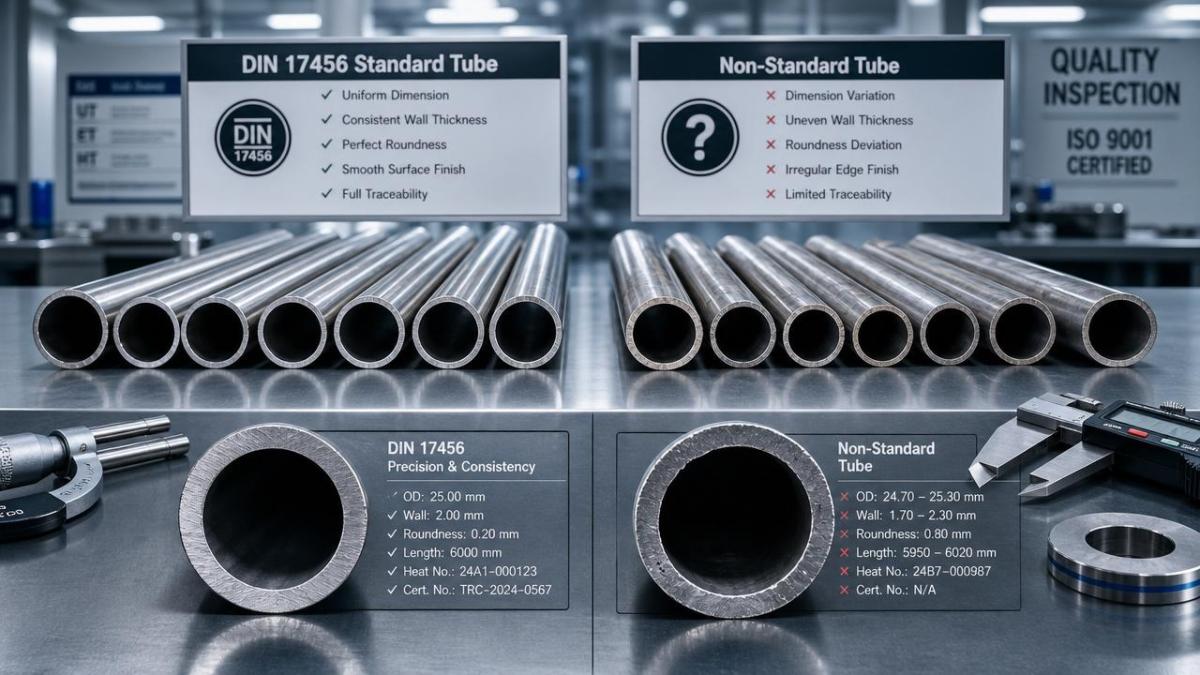 DIN 17456 Stainless Tube vs Generic Tube: What Differs?