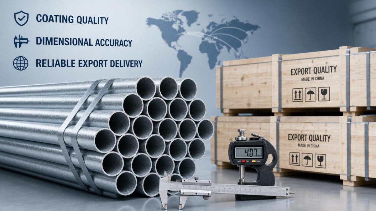 What to check before choosing a galvanized pipe supplier