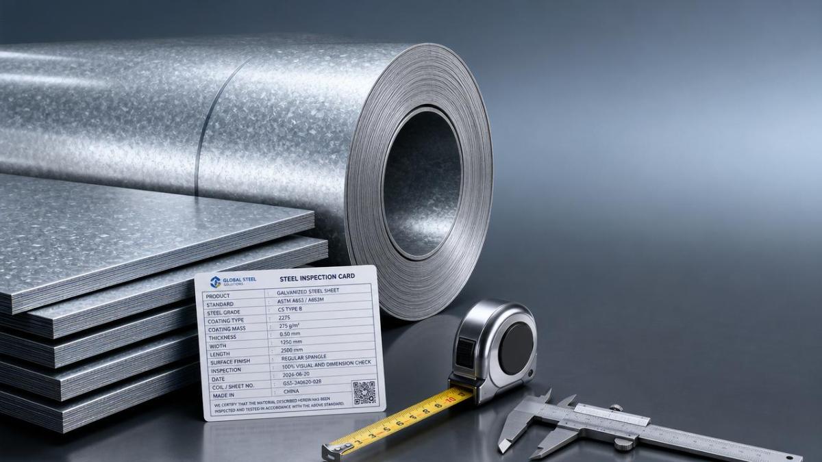 How to read galvanized steel sheet specifications right