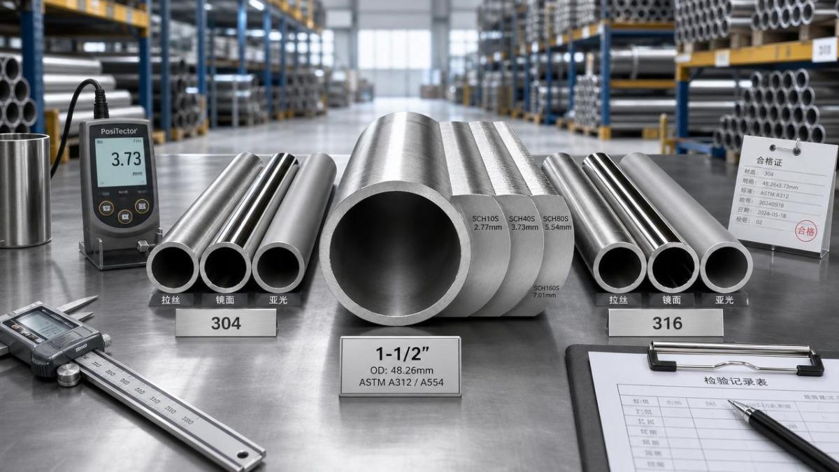 What affects 1 1 2 stainless steel pipe price today