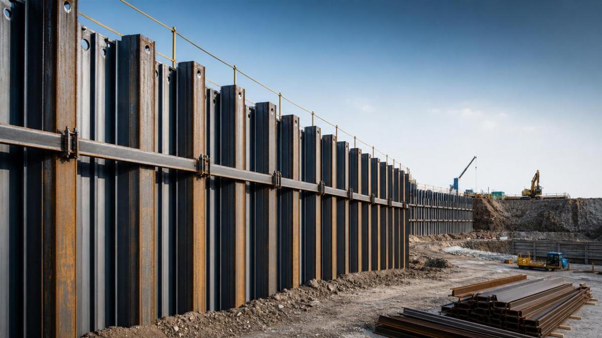 Steel Sheet Pile for Retaining Walls: Cost vs Service Life
