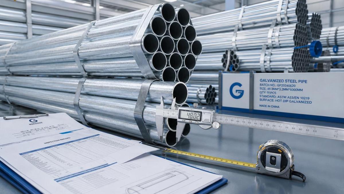 What matters most in galvanized pipe bulk orders