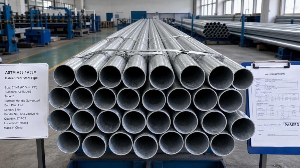 How to vet an ASTM A53 galvanized pipe supplier