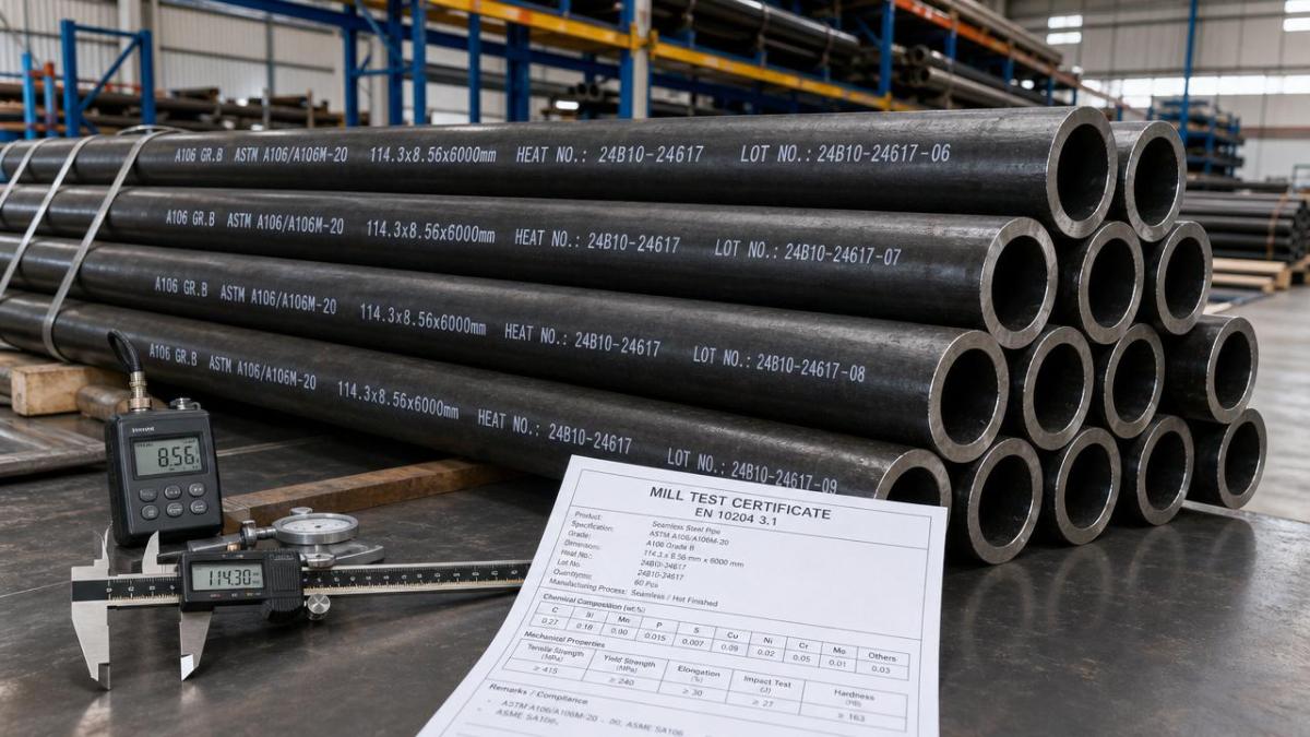 What to check before buying A106 Grade B pipe in stock