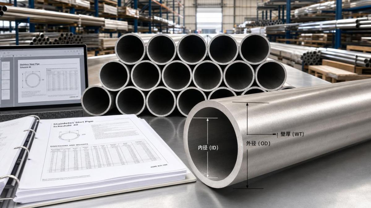 Where to find schedule 40 pipe dimensions in PDF