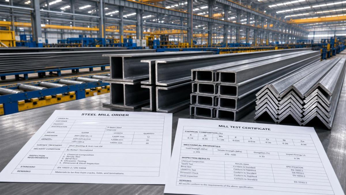 What mill order meaning tells you before production