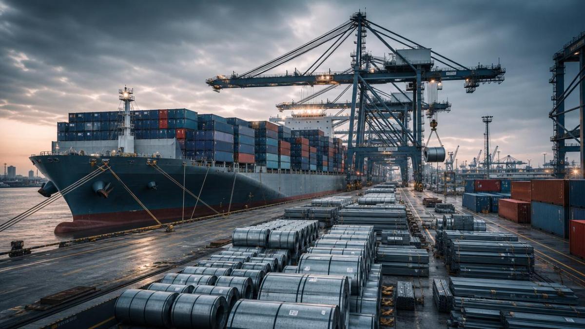 Steel Export Volume Rises 12% at Key Ports Amid Tight Shipping Space