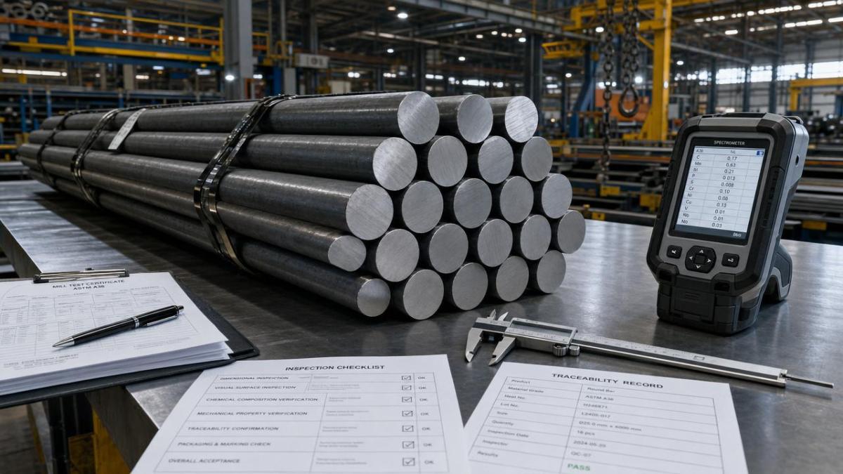 ASTM A36 Round Bar OEM Manufacturer Quality Checks ASTM A36 Round Bar OEM Manufacturer Quality Checks