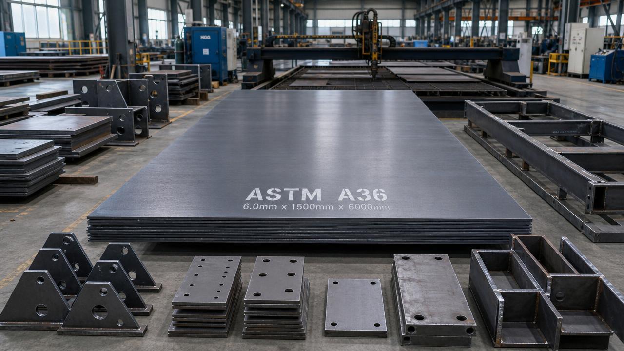 صفيحة فولاذ ASTM A36 للتصنيع العام