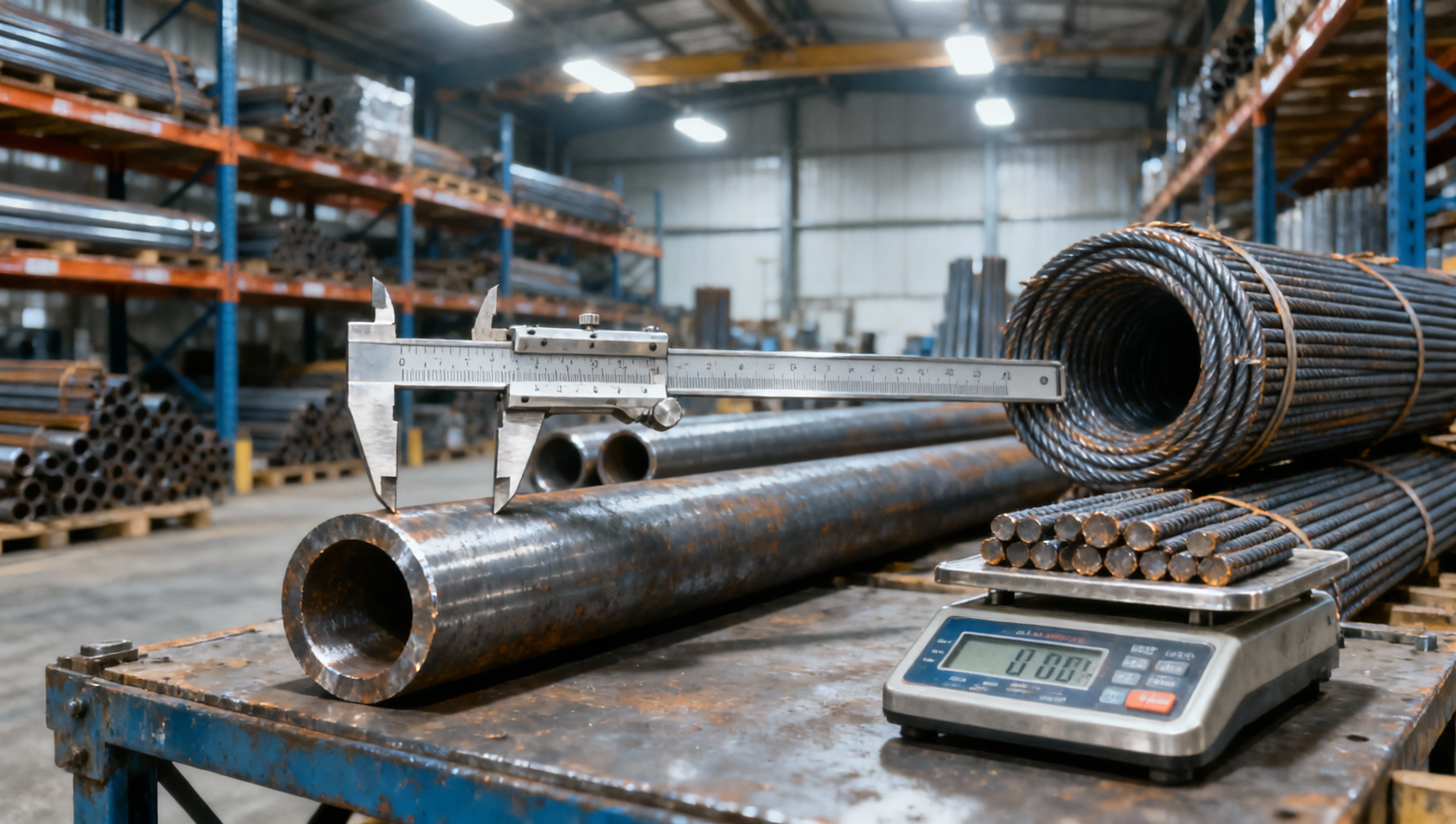 How does steel rod diameter change project steel tonnage?