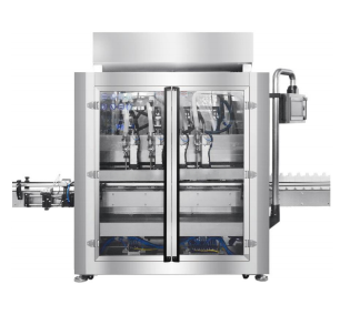 MÁQUINA DE ENCHIMENTO COM QUATRO CABEÇAS DE RASTREIO