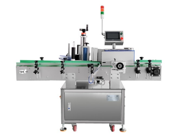 Máquina automática de rotulagem de garrafas redondas do tipo Rub-Roll