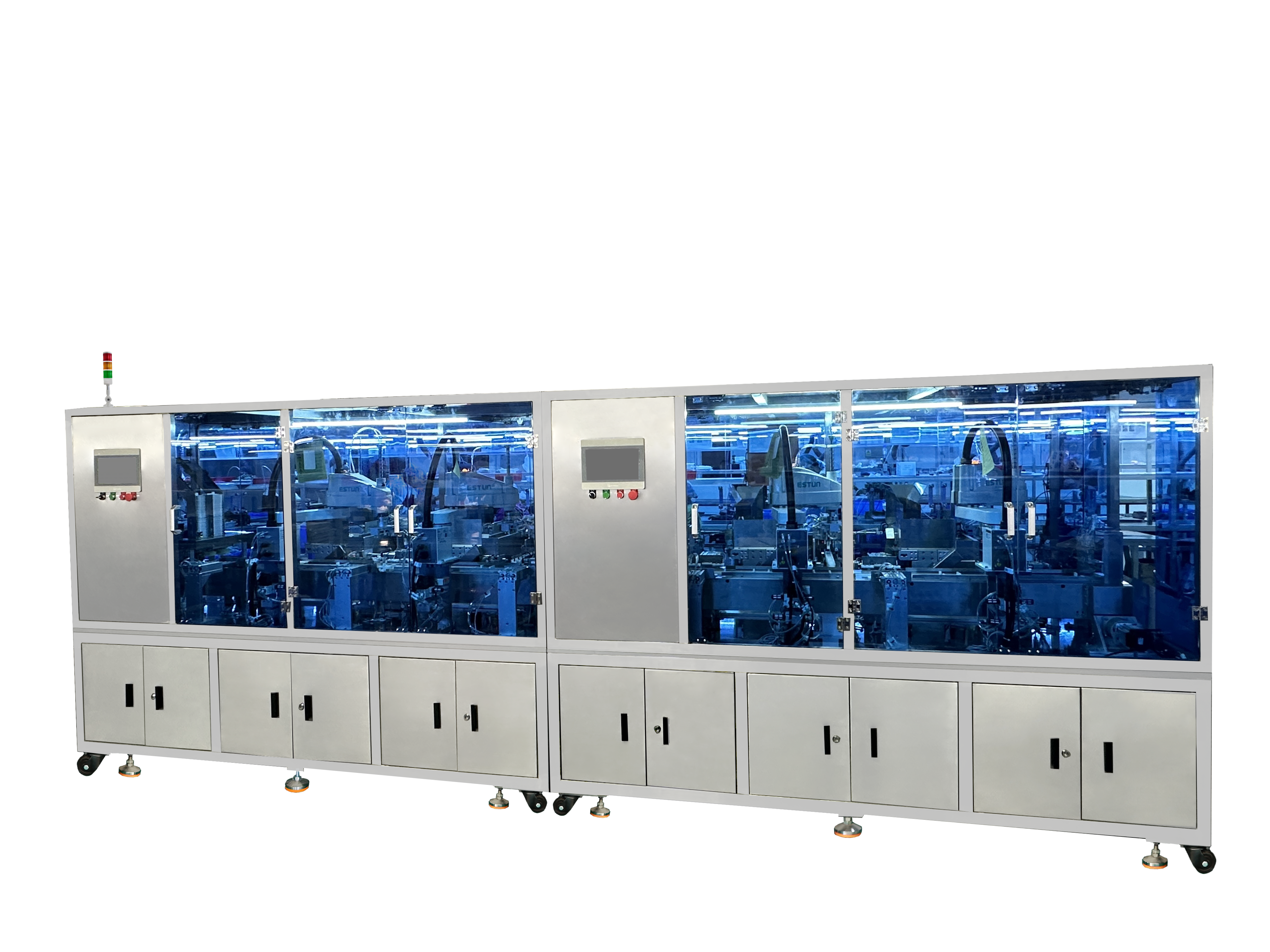 Máy đóng hộp tích hợp có giao diện robot