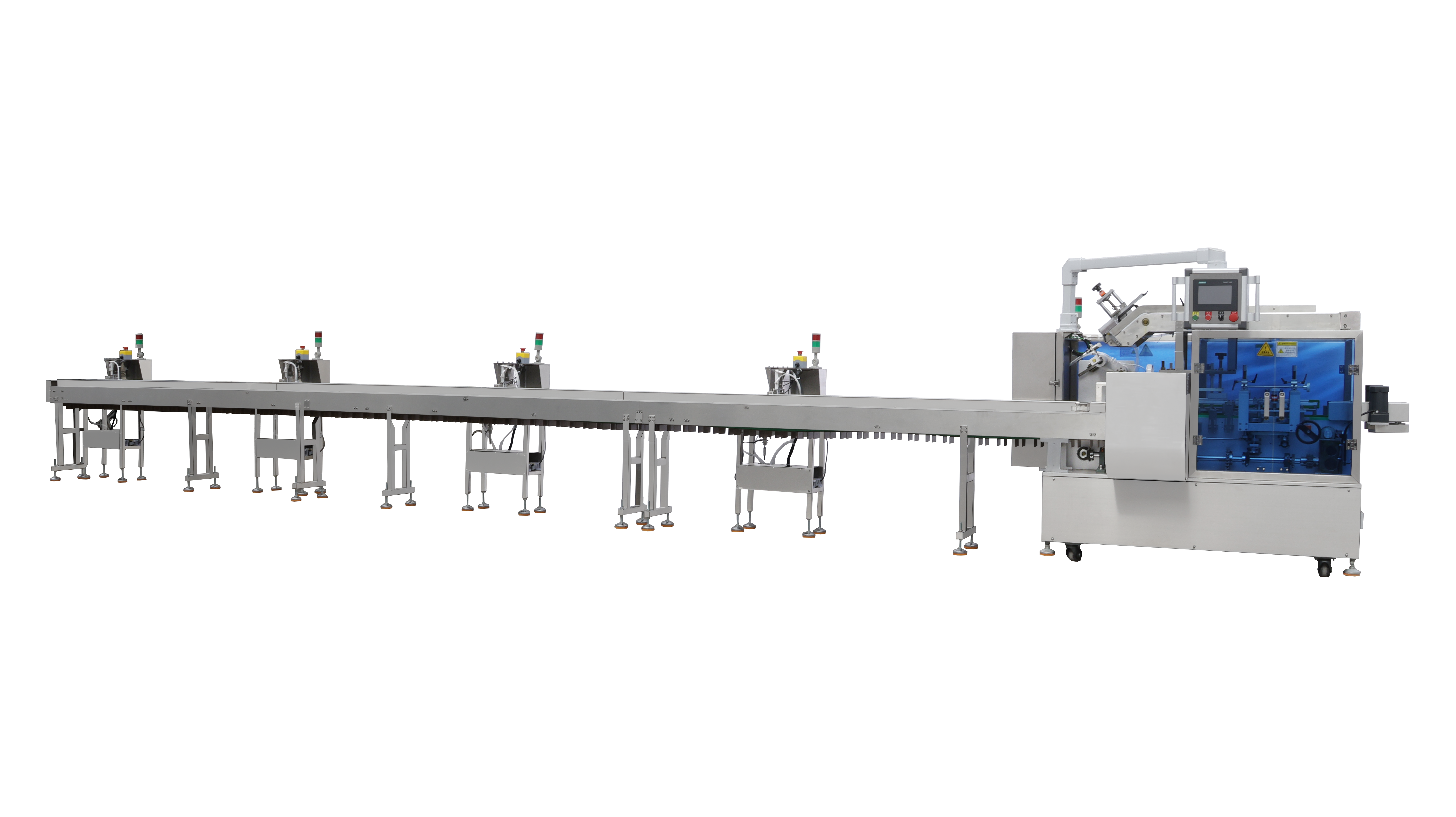 Máy cấp liệu và đóng hộp đa trạm