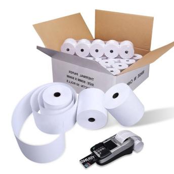 High Quality Thermal Paper Jumbo Rolls 45GSM/48GSM/55GSM/60GSM/65GSM/70GSM Cheap Price for Cash Register Use