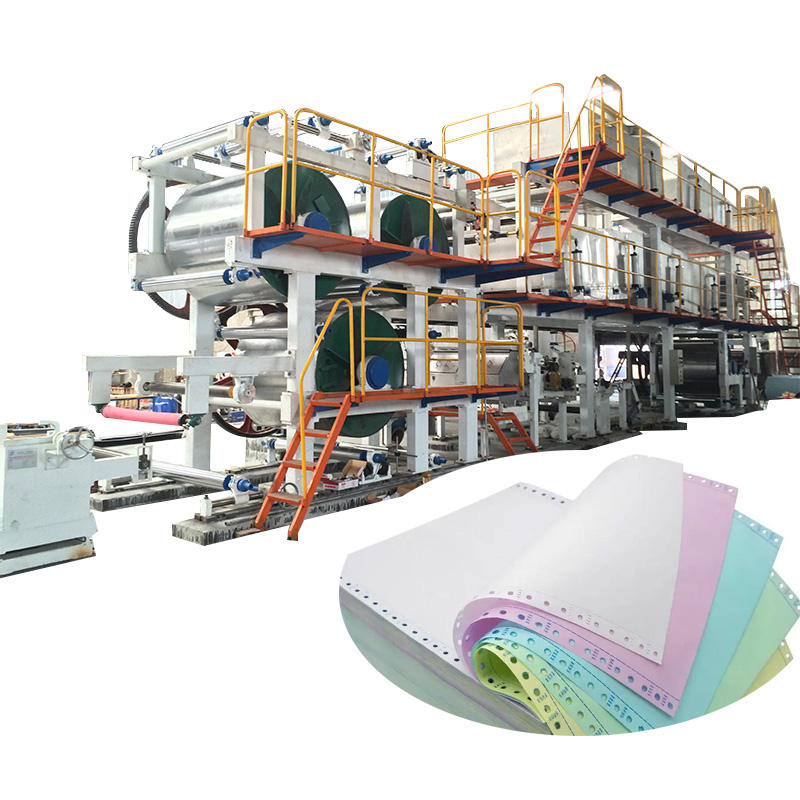 Automatic Paper Making Machine Carbonless NCR Paper Production Line Direct Writing Double Spread Multi-Page Copying Laying Paper