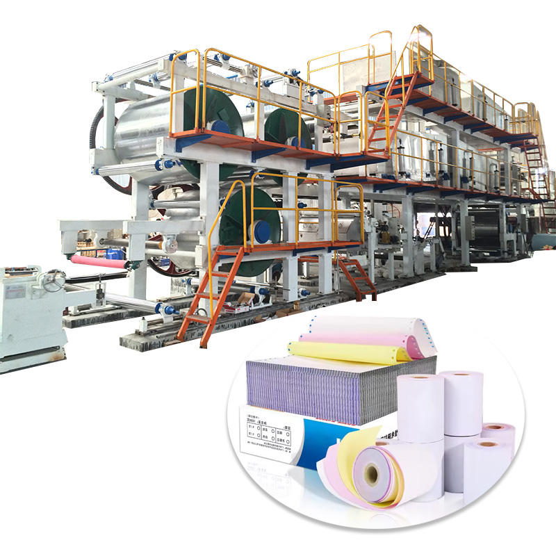 Automatic Carbonless Paper Coating Production Line CB CFB Coating Machine for NCR Paper Manufacturing High Speed Efficiency