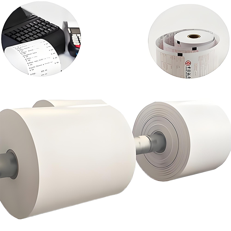 High Quality Thermal White Single Side Silicone Coated Glassine Release Paper Jumbo Roll for Barcode Labels and Label Printing