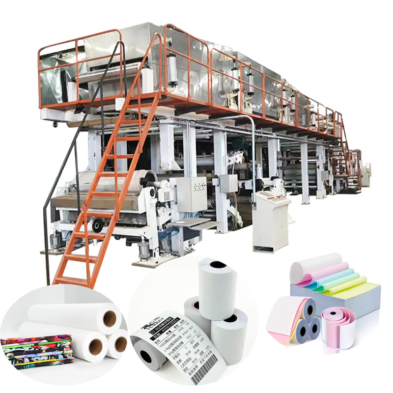 JIERUIXIN PLC-Controlled Paper Coating Machine EngineBarrier/ Thermal/Sublimation/White Top 220-380V 500KW 100-500m/min Capacity