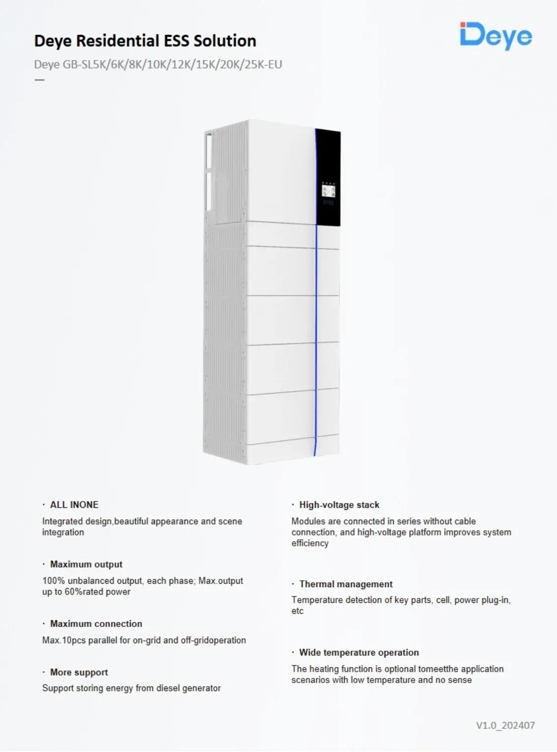 High Voltage Series (HV) GB-SL 2 High Voltage Series (HV) GB-SL 2