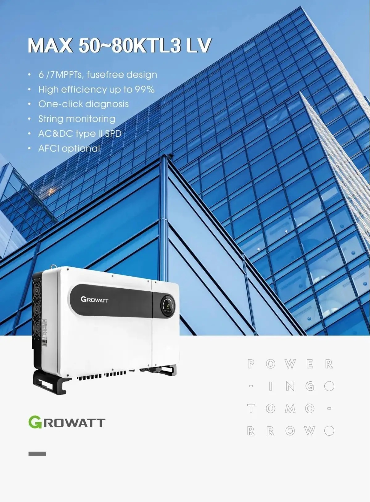 High-Efficiency Growatt 75000W to 105000W Solar Inverter with Smart Monitoring 2 High-Efficiency Growatt 75000W to 105000W Solar Inverter with Smart Monitoring 2