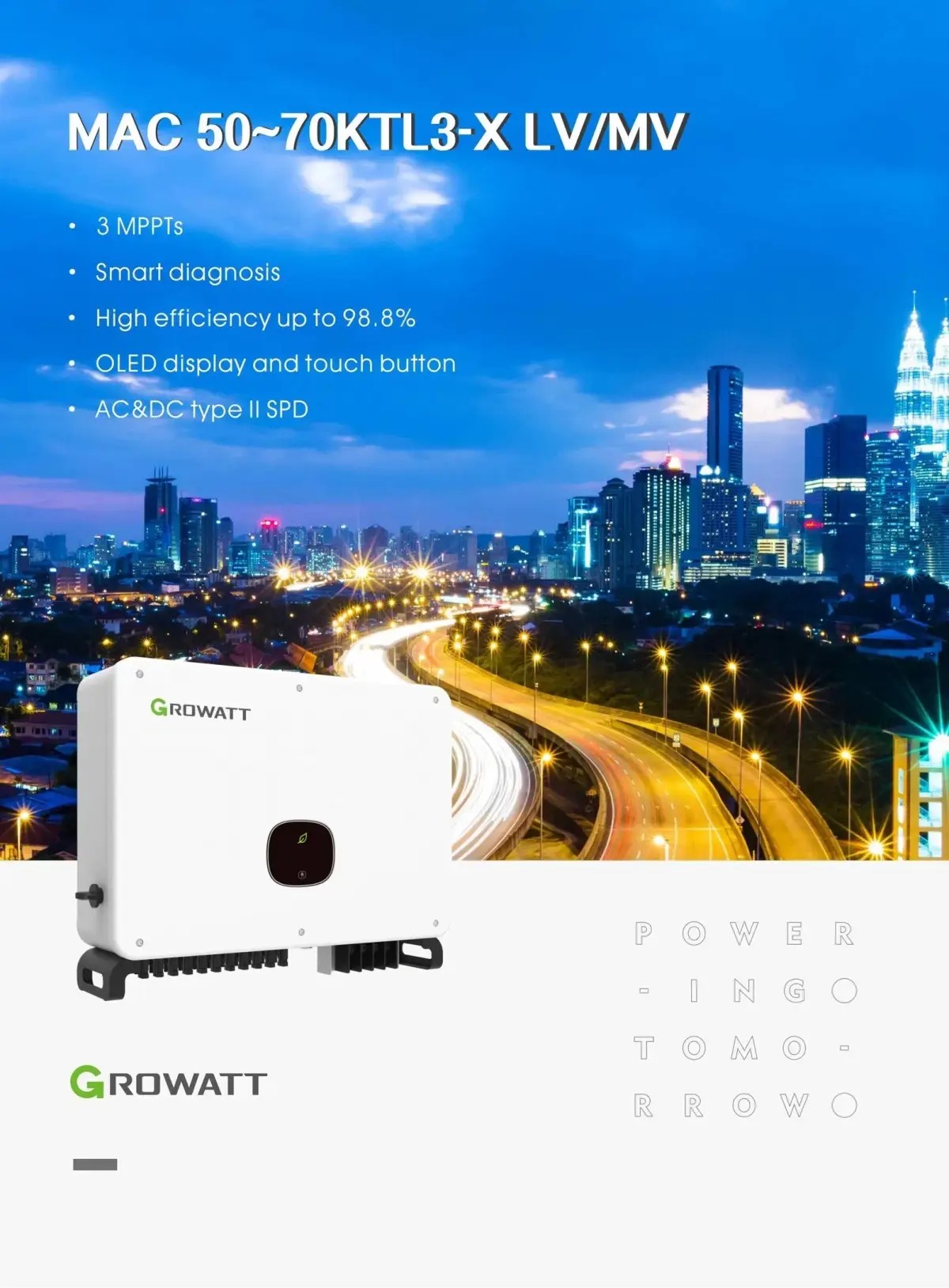 Advanced Growatt 11000W to 30000W Solar Inverter with Monitoring 2 Advanced Growatt 11000W to 30000W Solar Inverter with Monitoring 2