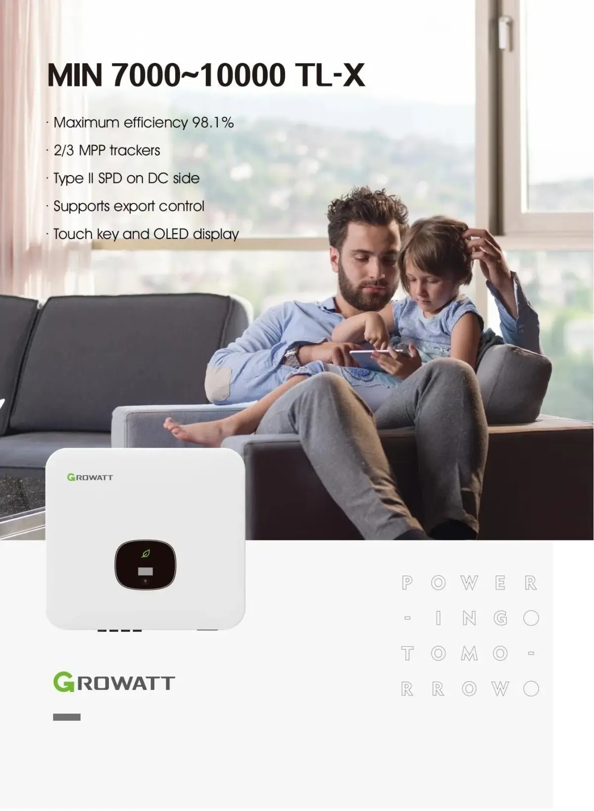 Growatt Intelligent String Monitoring Solar Inverter 7000W -10000W 2
