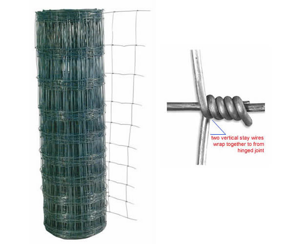 1769428243874379188780417024.jpg Galvanized Low Carbon Steel Woven Wire Field Fence, 9 x 11 gauge, Class-III