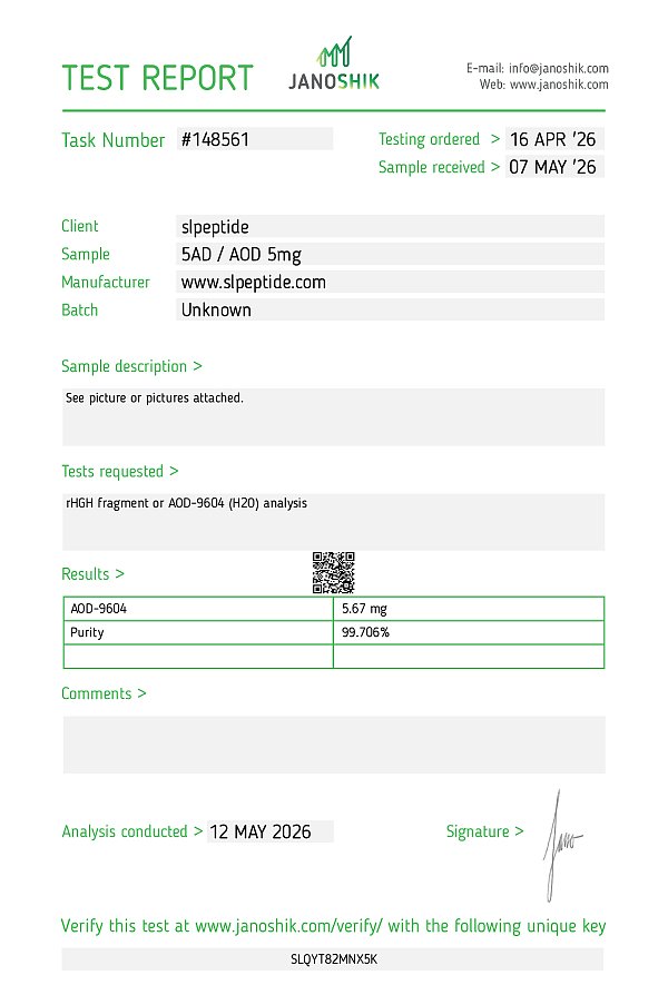 Test Report #148561