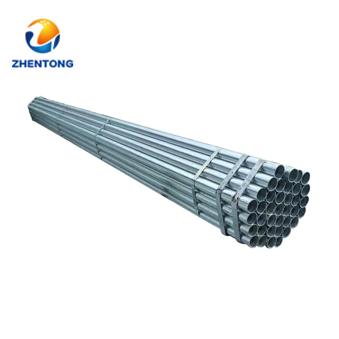 DX51D Galvanized Steel Round Pipe