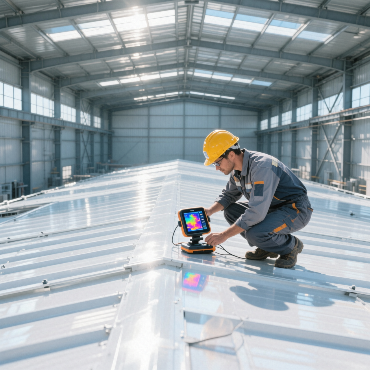 Can color coated steel reduce HVAC load in large-scale warehouses—and by how much?