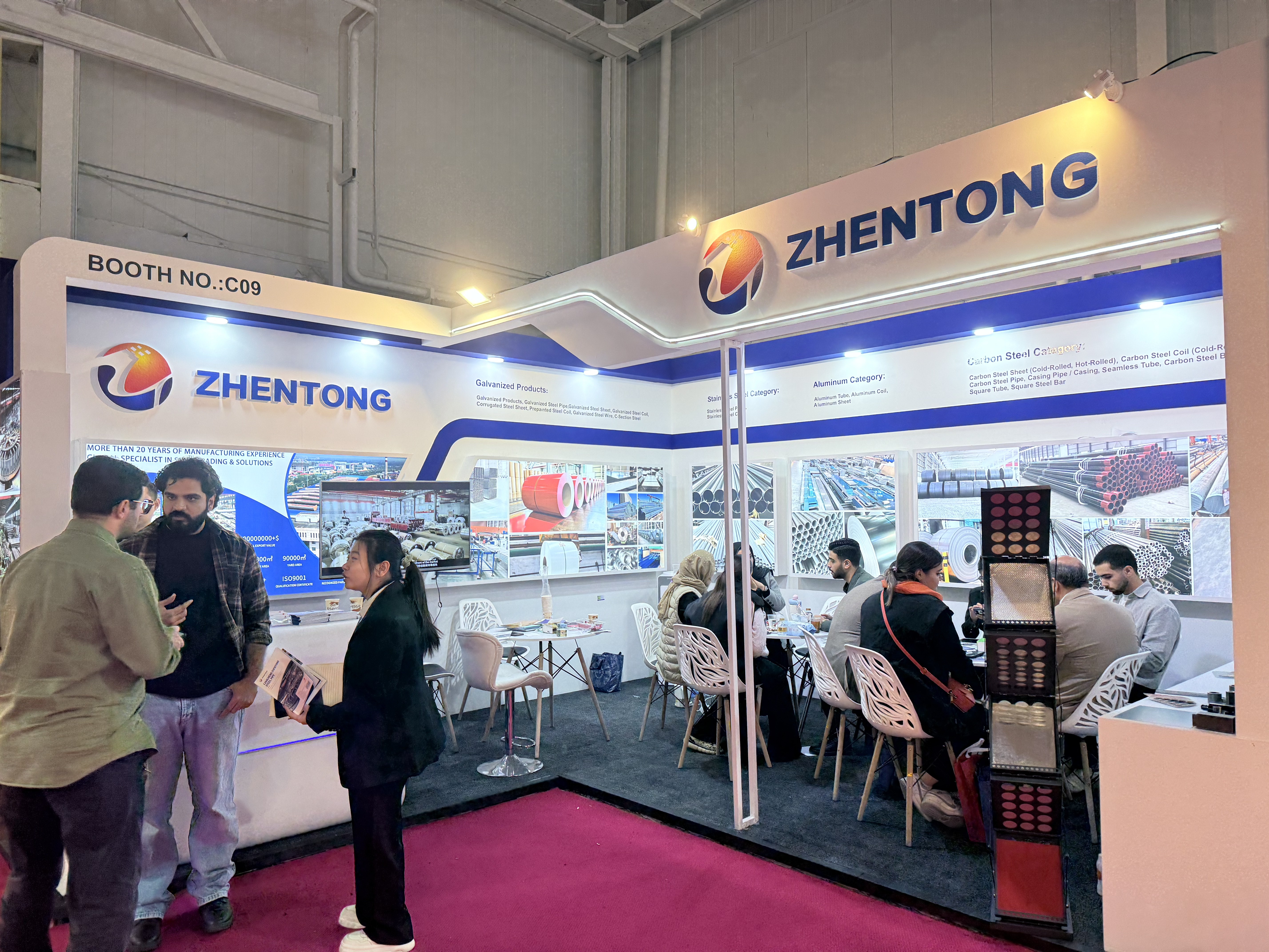 Actively participate in international exhibitions, directly engage with global buyers, and stay ahead of overseas material trends.