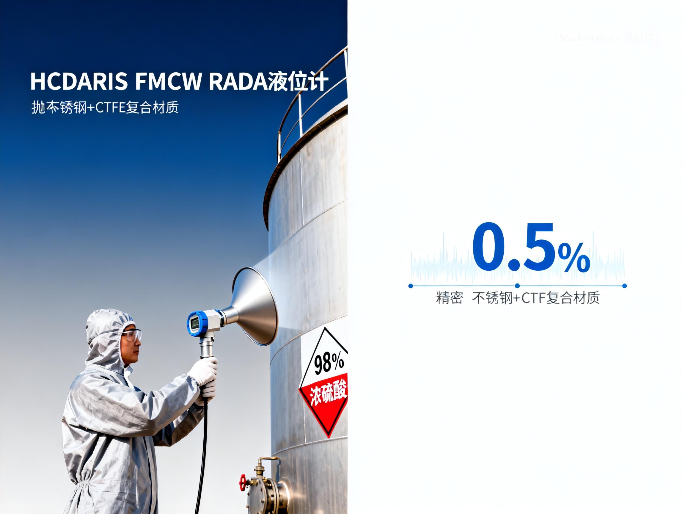 FMCW雷达液位计在化工储罐中的应用案例：误差低至0.5%！