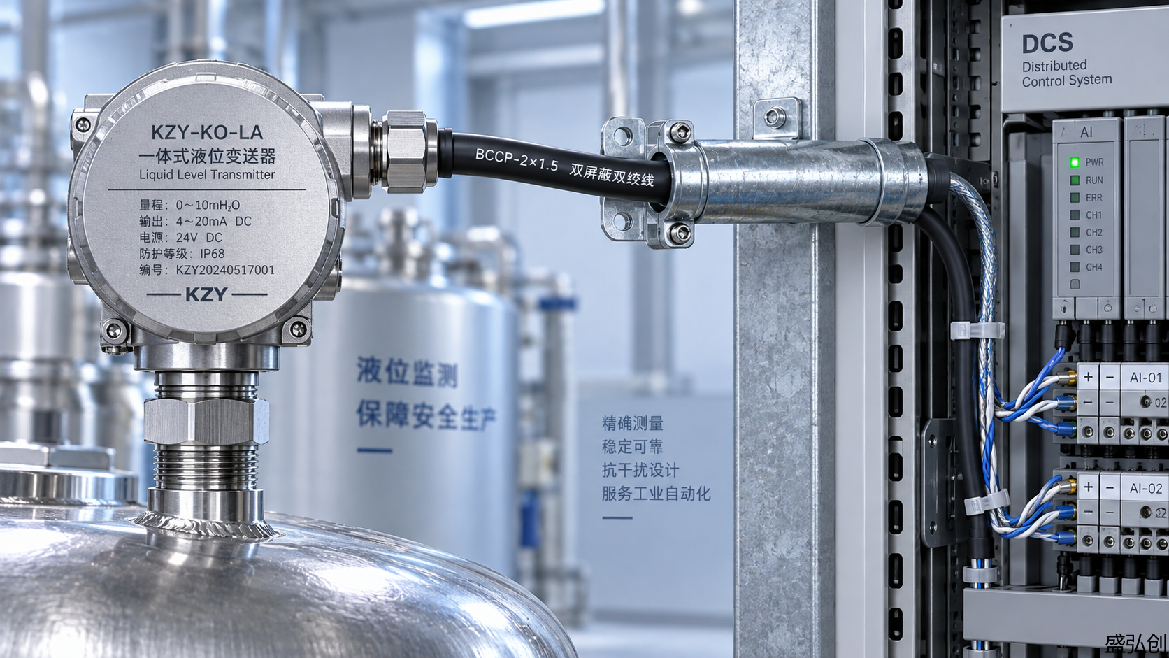 KZY-KO-LA一体式液位变送器输出4-20mA信号时,现场电磁干扰导致读数跳变怎么处理? KZY-KO-LA一体式液位变送器输出4-20mA信号时,现场电磁干扰导致读数跳变怎么处理?
