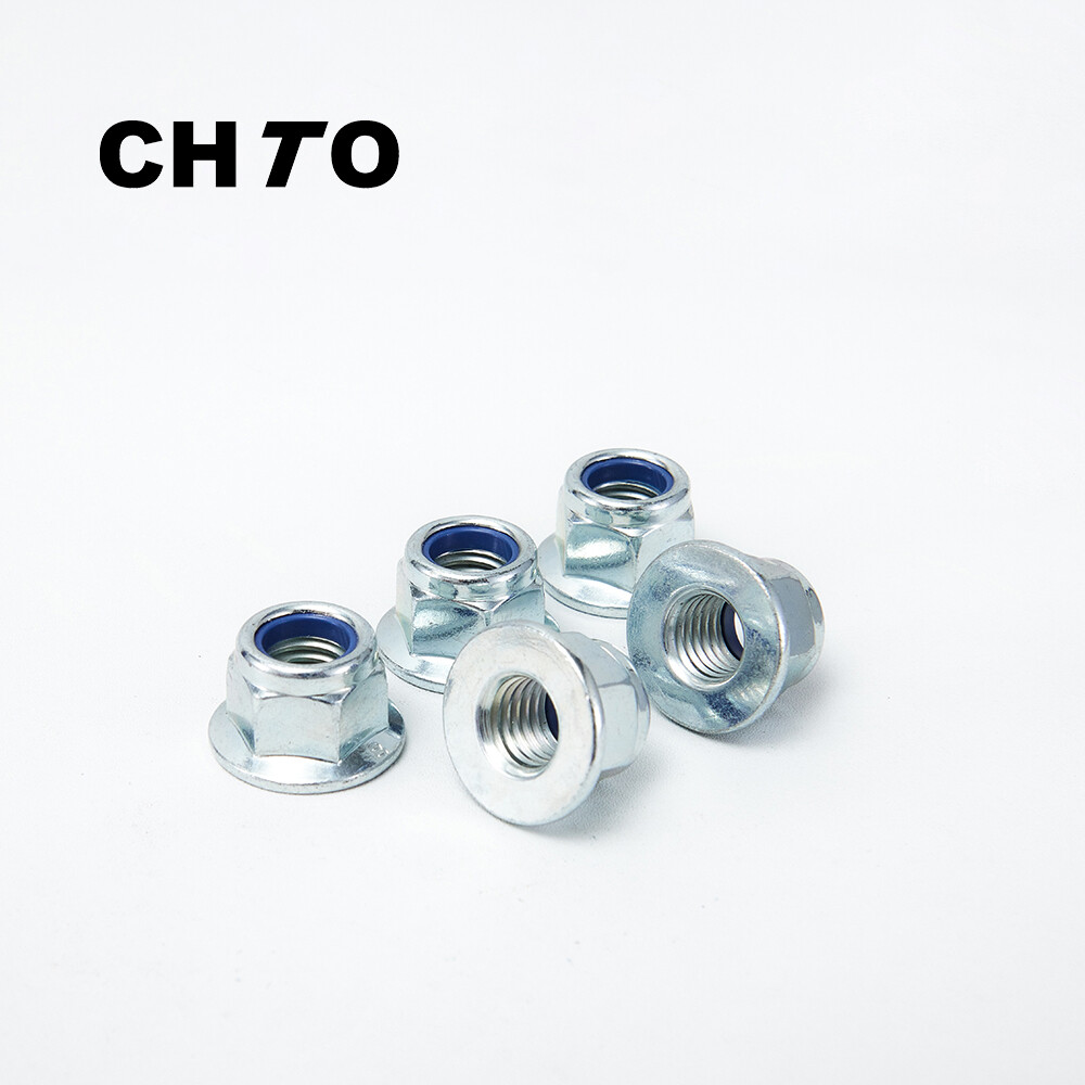 ISO7043 Nylon Insert Hex Flange Locking Nuts