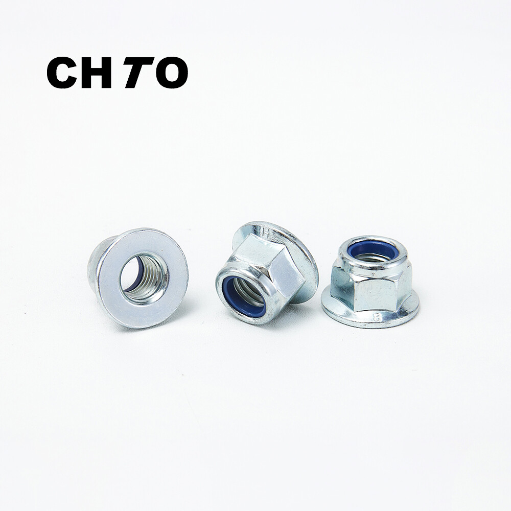 ISO7043 Nylon Insert Hex Flange Locking Nuts