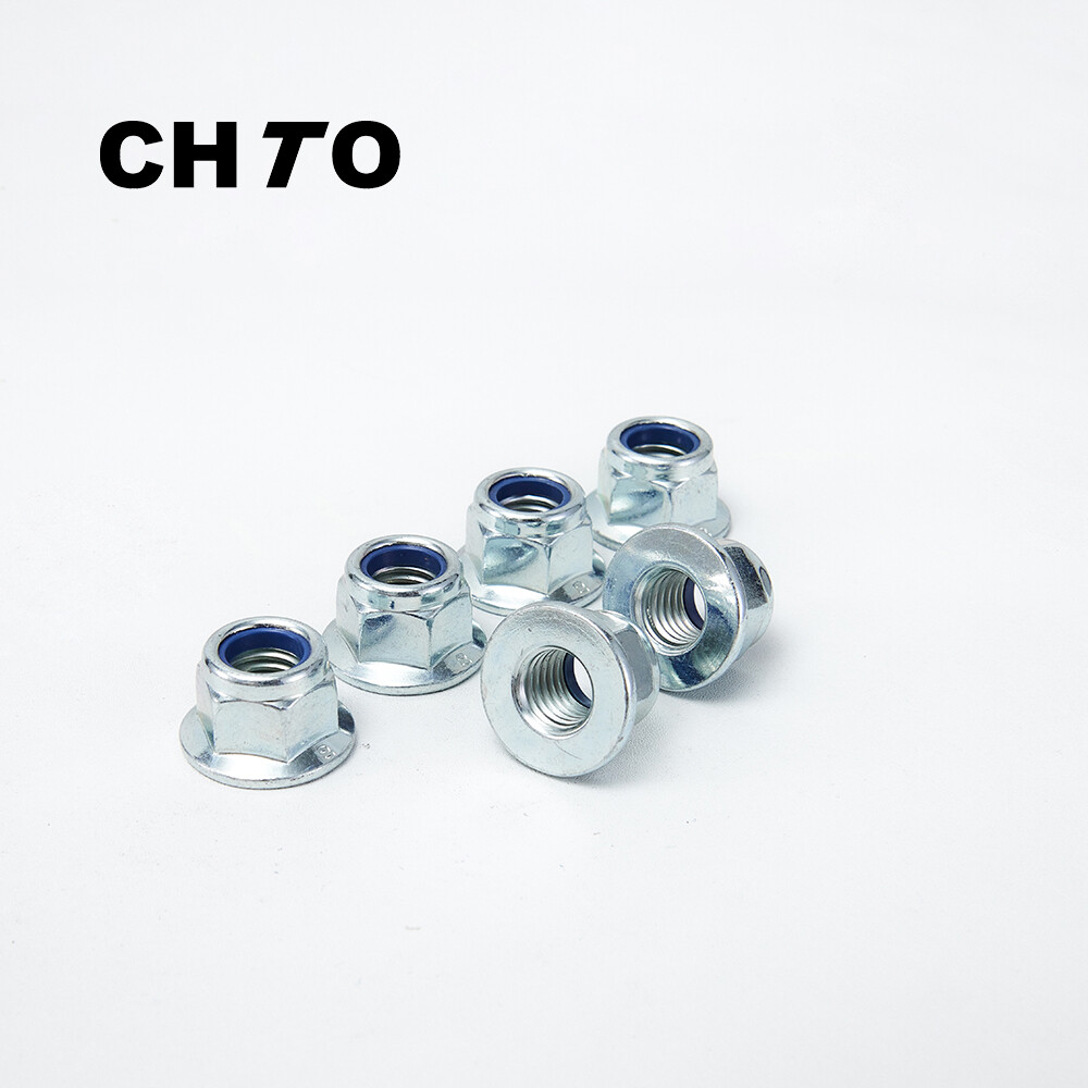 ISO7043 Nylon Insert Hex Flange Locking Nuts