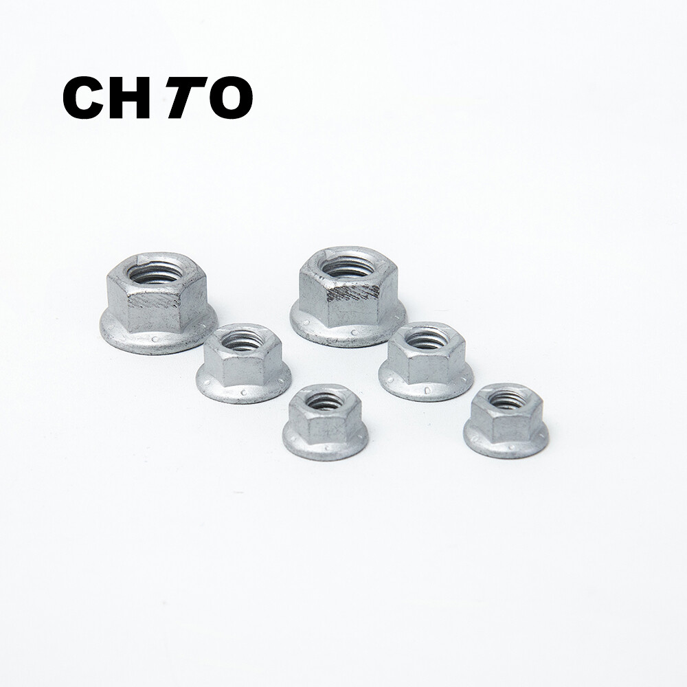 IFI100/107 Hex Nuts All Metal Lock Nuts Flanged