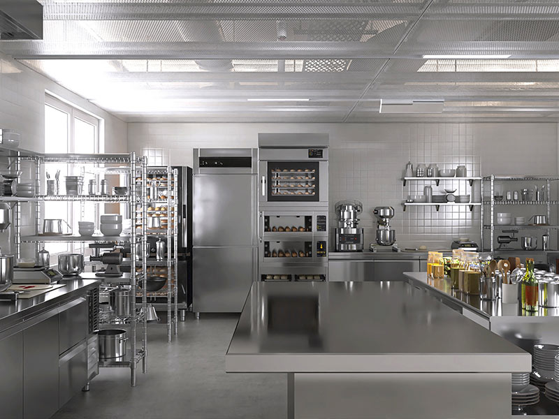 How can the catering industry improve kitchen efficiency?