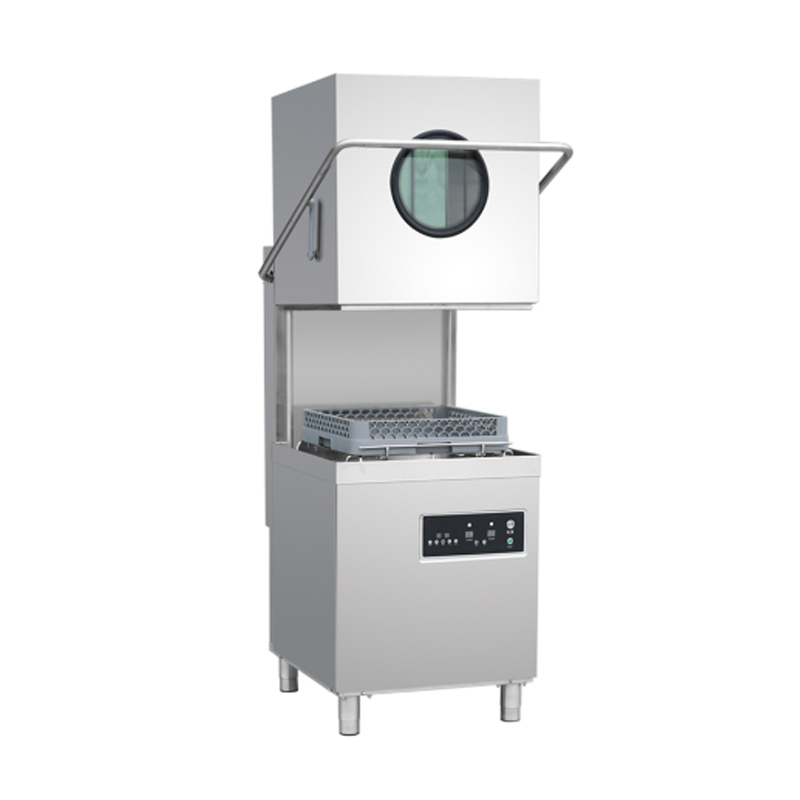 Hood-Type Dishwasher With Viewing Window