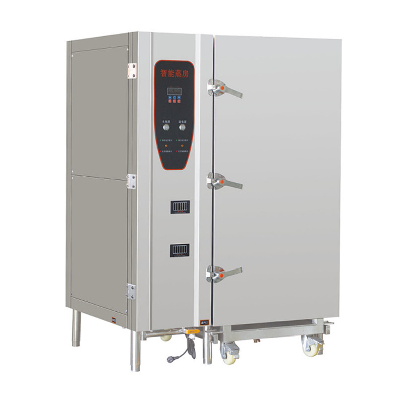 30-Tray Trolley-Type Intelligent Steaming Cabinet With Dual Systems (One In Use, One Standby)