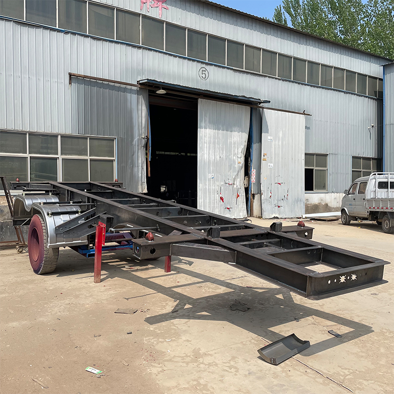 Frame semi-trailer