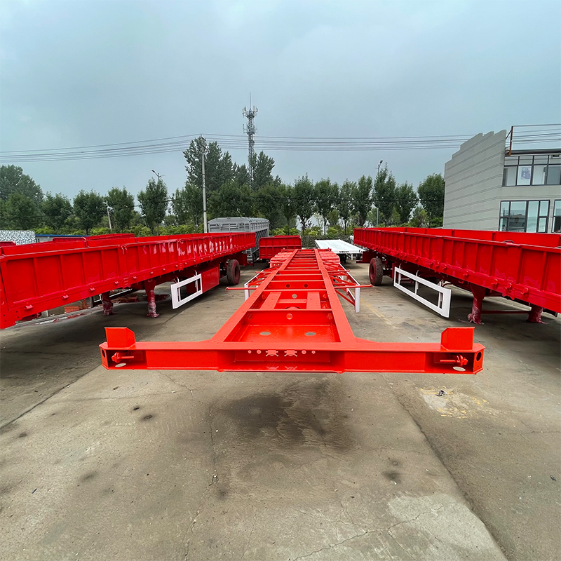Frame semi-trailer