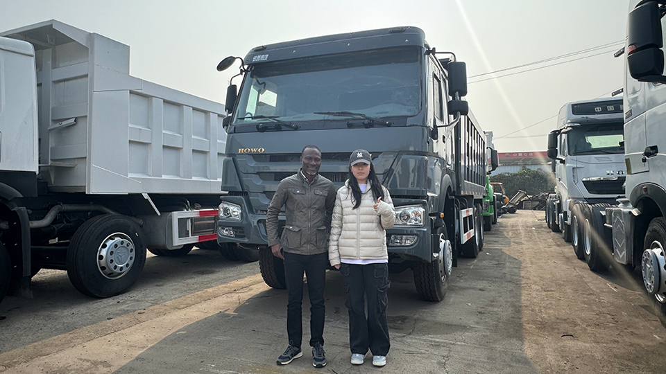 Aorun factory's Howo 6x4 Euro II dump trucks help Benin's infrastructure take off.