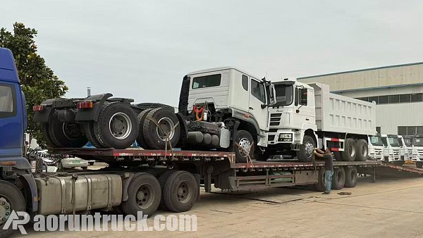 Shacman Delong 6x4 dump trucks shipped to Angola