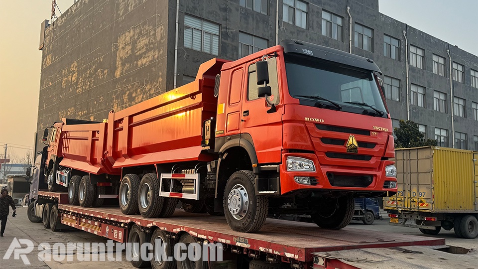 Aorun High-Standard Refurbished Howo 6x4 Dump Truck Have Been Officially Shipped To Niger.