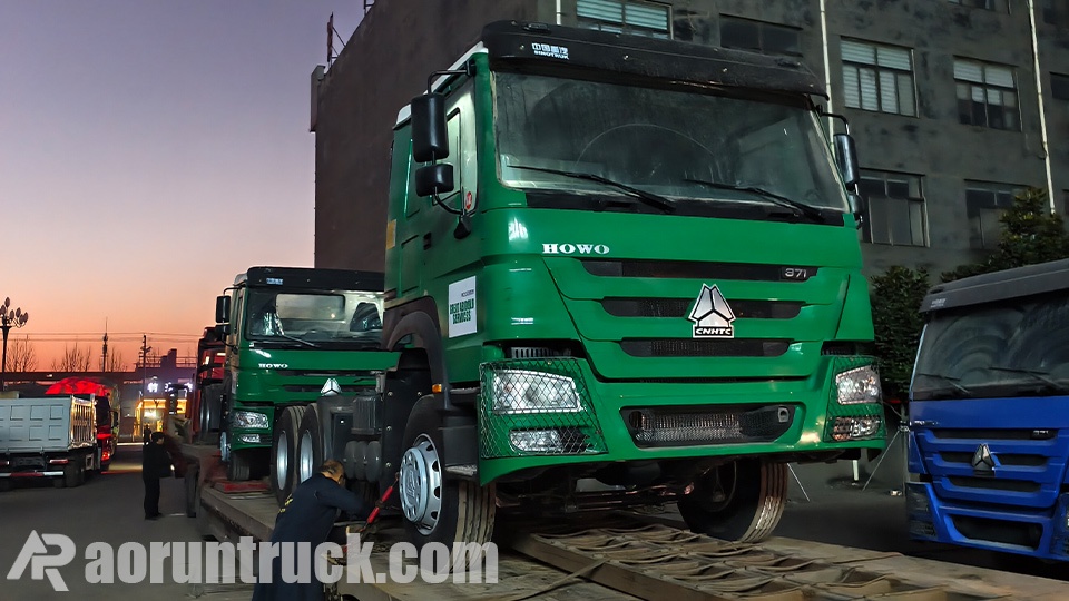 Howo 6x4 Tractor Trucks Dispatched to DRC