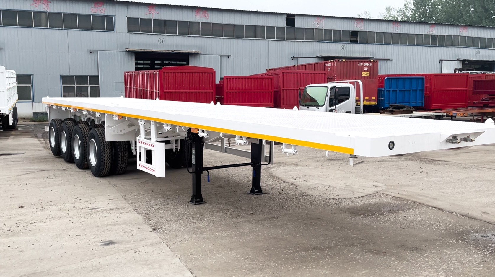 4 Axle Flatbed Semi-Trailer