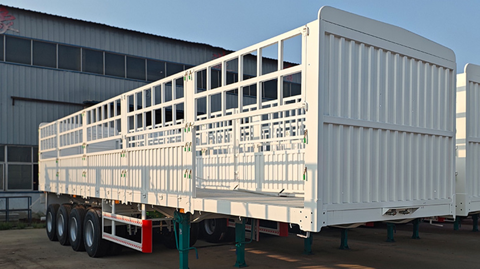 4 Axle Stake-Side Semi-Trailer