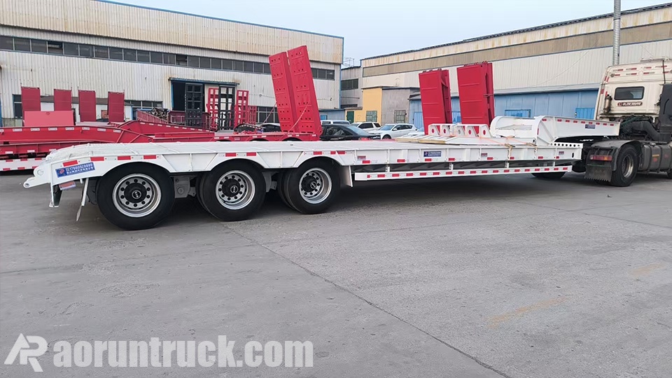 3-Axle Lowbed Semi-Trailers Dispatched to Mombasa, Kenya